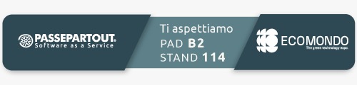 Passepartout a ECOMONDO 2026. Padiglione B2, Stand 114